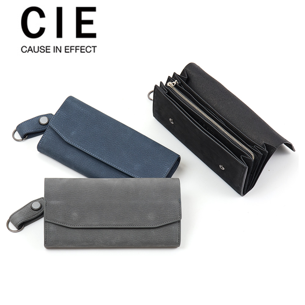 CIE 財布 長財布 シー FOLK LONG WALLET メンズ レディース 本革