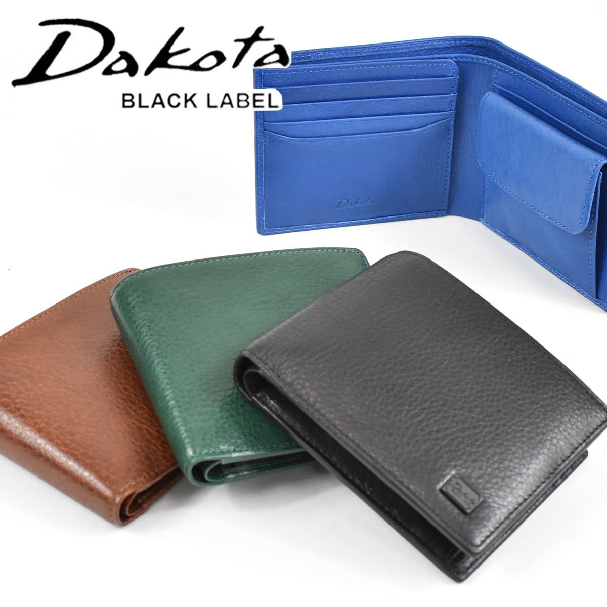 ダコタ 財布 メンズ 二つ折り Dakota BLACK LABEL ダコタブラック