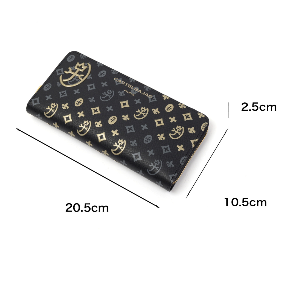 CASTELBAJAC（カステルバジャック） 長財布 ラウンドファスナー 財布