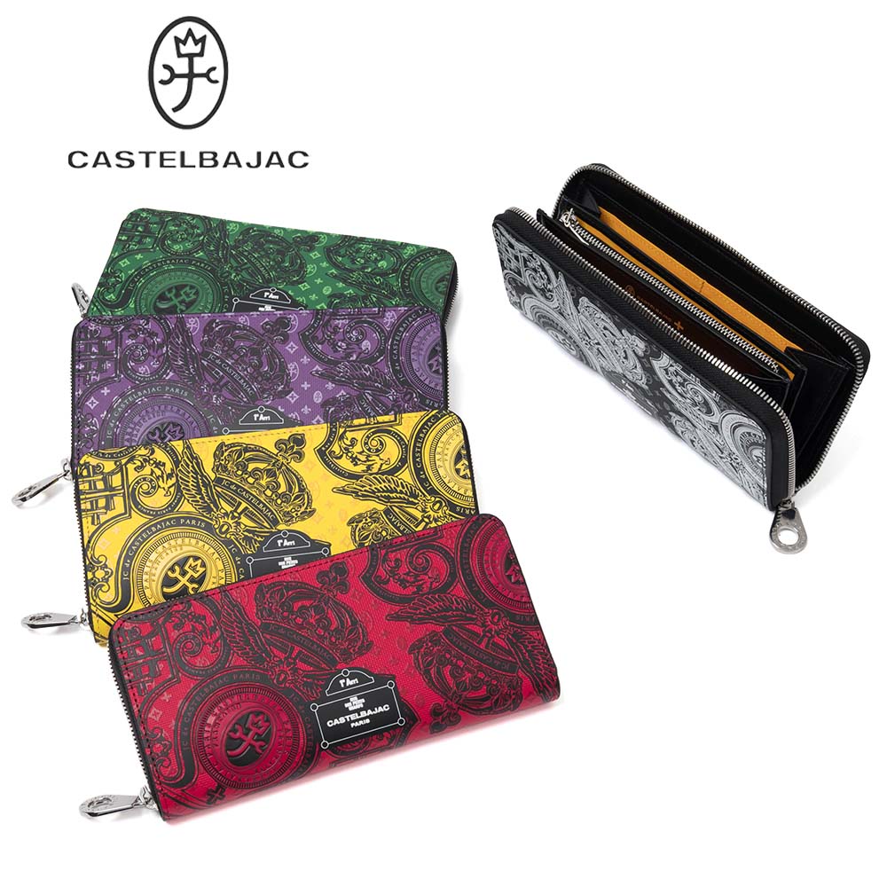 CASTELBAJAC（カステルバジャック） 財布 長財布 ラウンドファスナー