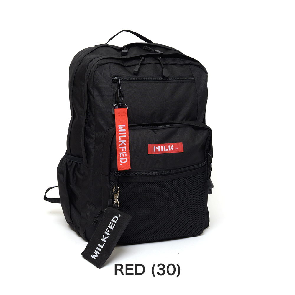 MILKFED. ミルクフェド リュック 23L 通学 B4 A4 W ZIP BACKPACK