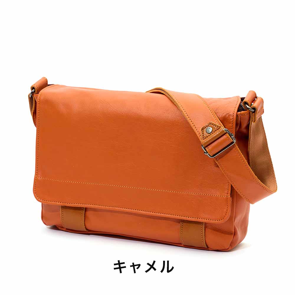DOUBLES ダブルス ショルダーバッグ 本革 A4 レザー メンズ