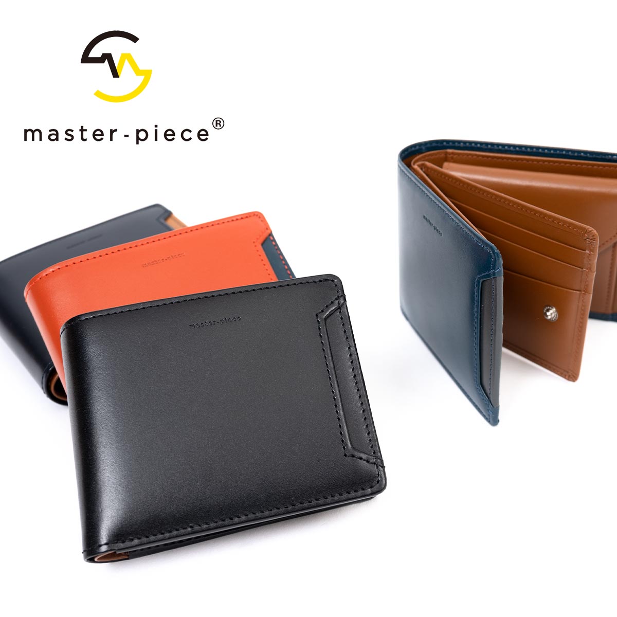 専用品です master-piece（マスターピース） 二つ折り財布 財布 ミドルウォレット