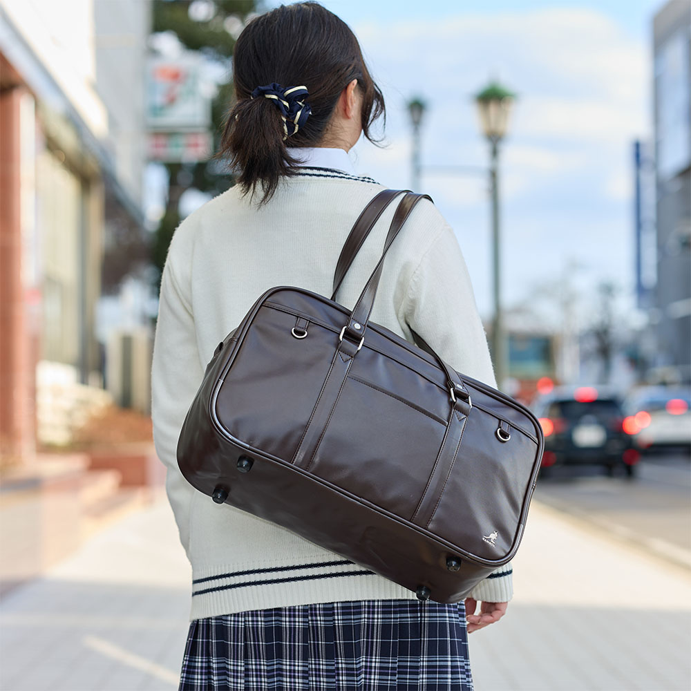 カンゴール スクールバッグ KANGOL 合皮 A4 女子 中学生 高校生 女子 