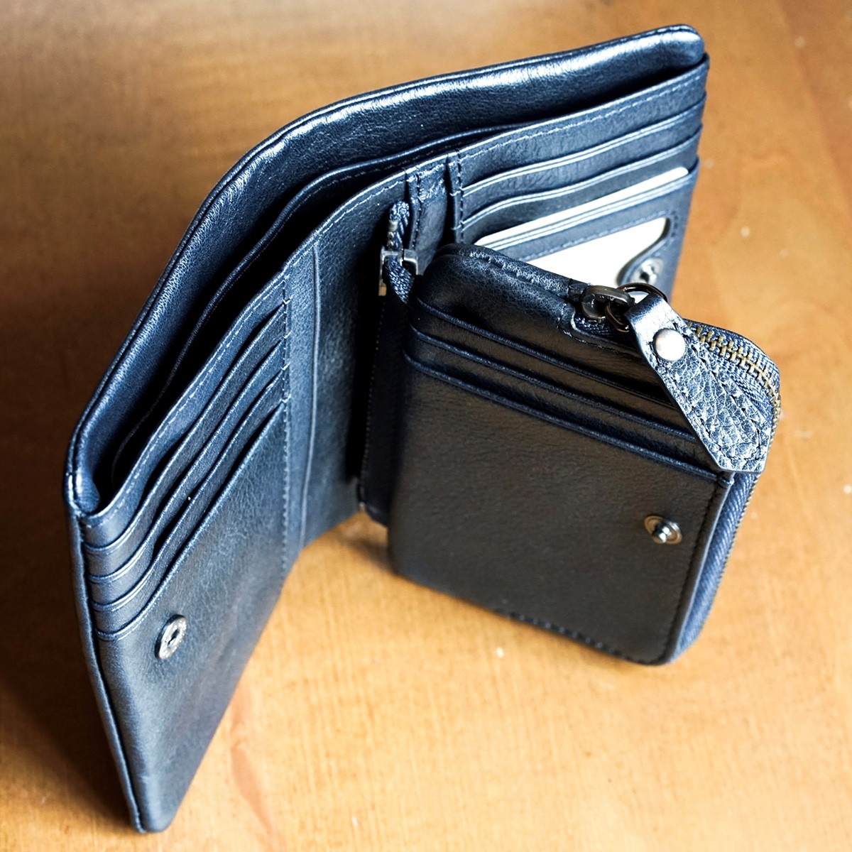 ZONALe 財布 ゾナール 二つ折り財布 2つ折り 本革 革 レザー メンズ