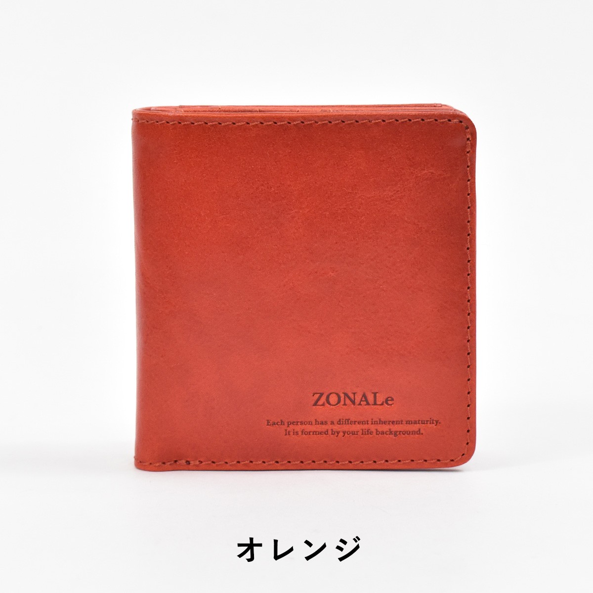 ZONALe 財布 二つ折り ゾナール 二つ折り財布 本革 革 レザー