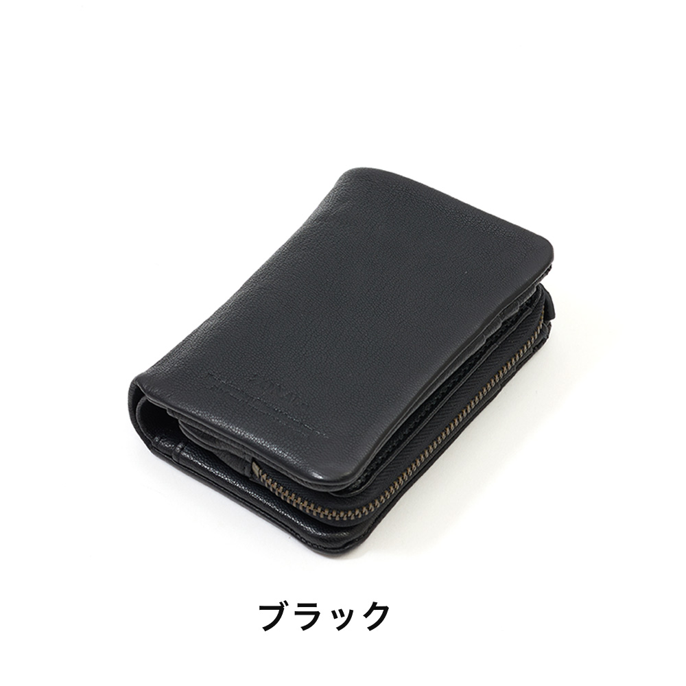 ZONALe ミドルウォレット 財布 二つ折り 縦型 ゾナール 二つ折り
