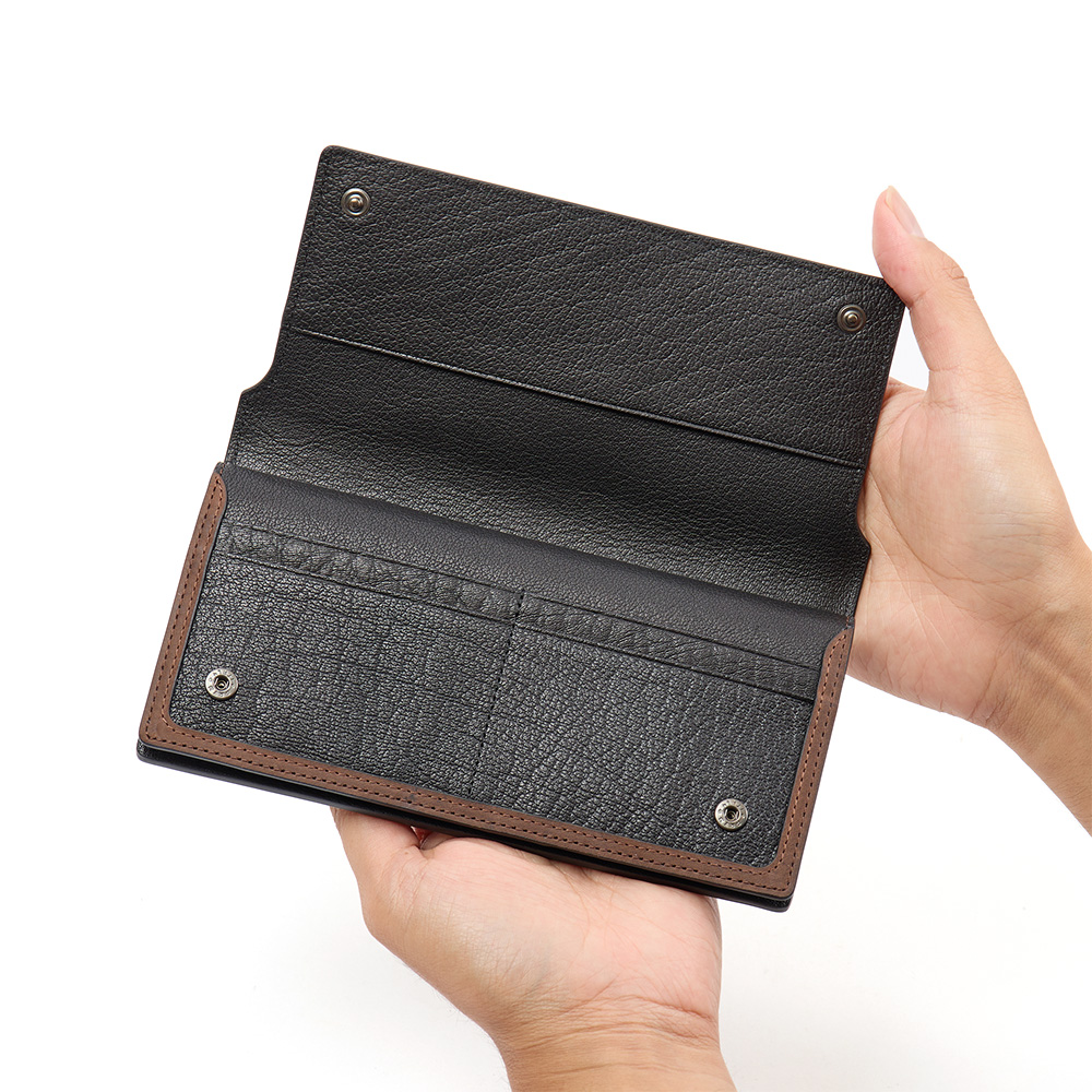 ZONALe（ゾナール） 長財布 かぶせ 財布 本革 革 レザー メンズ