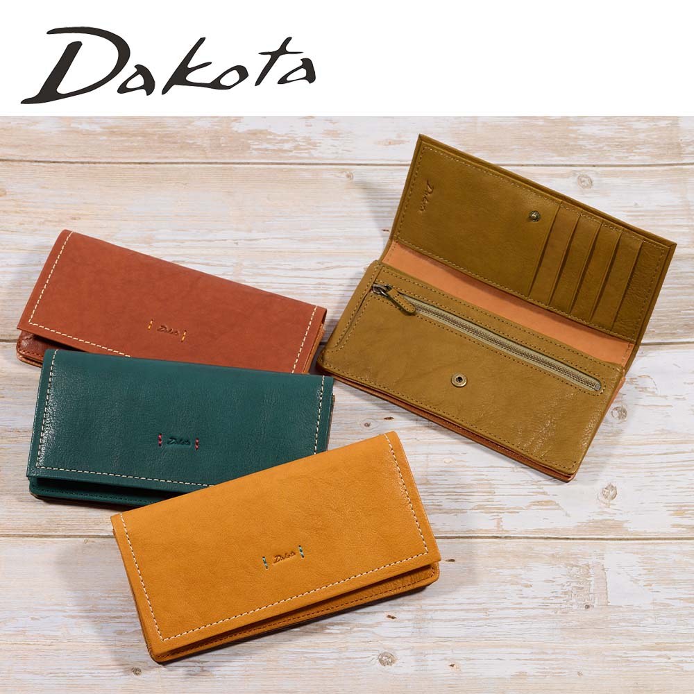 【新品】Dakota 長財布 ピアッタ定価￥20900 ダコタ Dakota ダコタ 長財布 レディース ピアッタ かぶせ型 財布 薄い