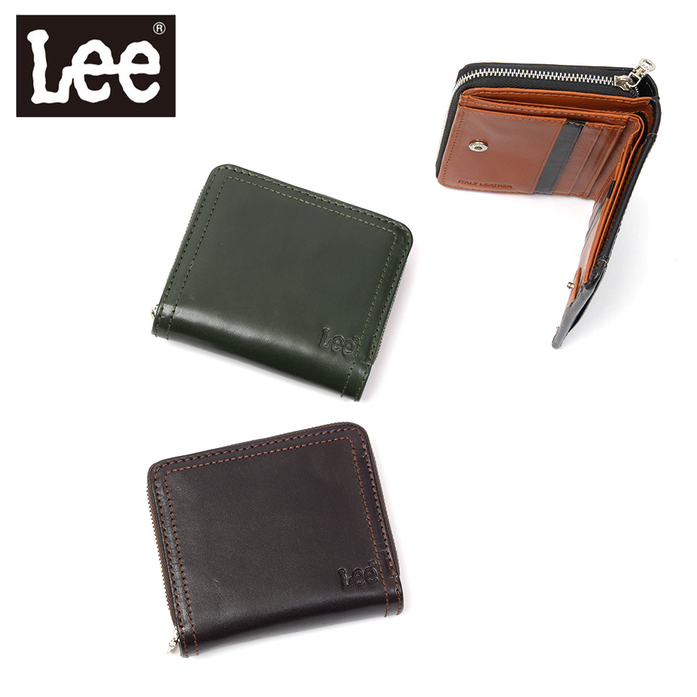 Lee（リー） 財布 二つ折り 二つ折り財布 ミドルウォレット ラウンド