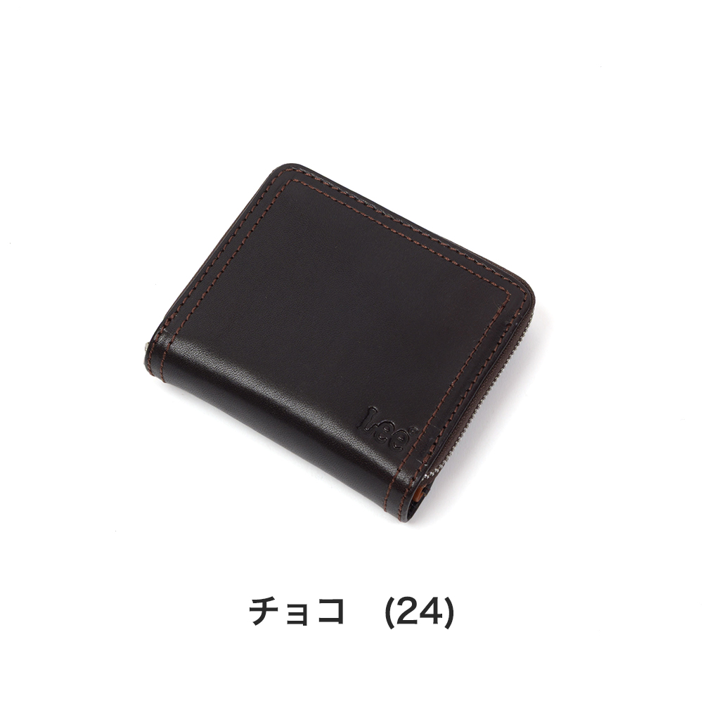 Lee（リー） 財布 二つ折り 二つ折り財布 ミドルウォレット ラウンド