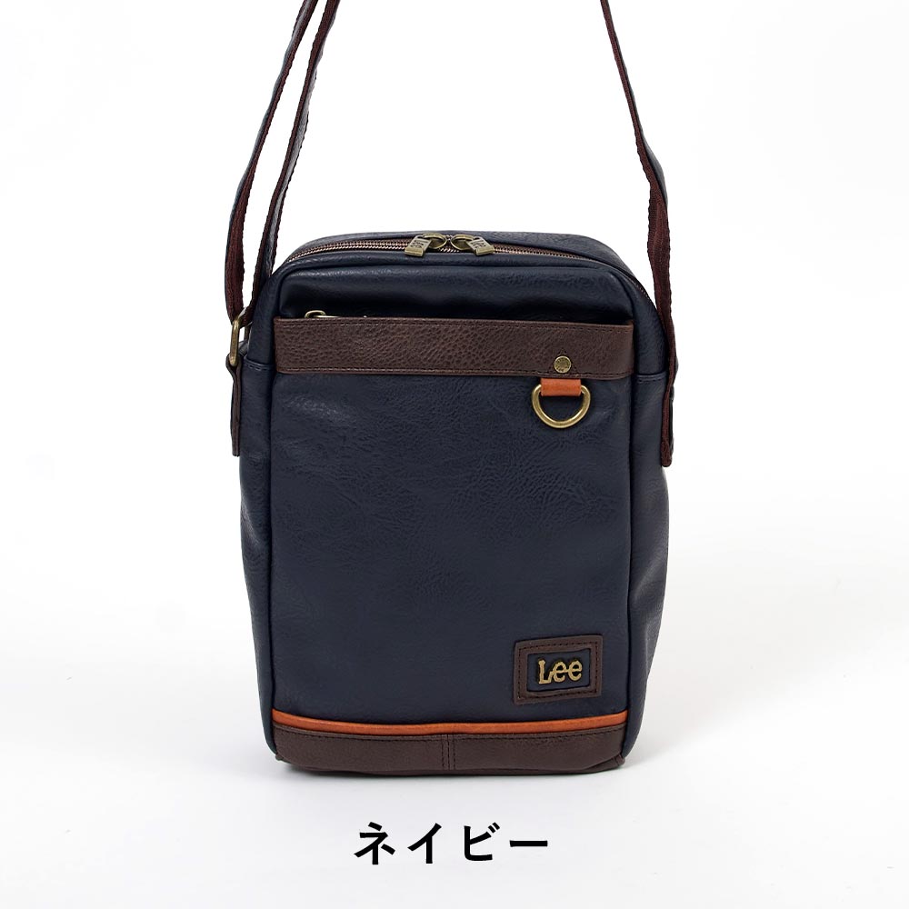 リーナ出品 Lee（リー） ショルダーバッグ メンズ レディース 縦型 ブランド 合皮