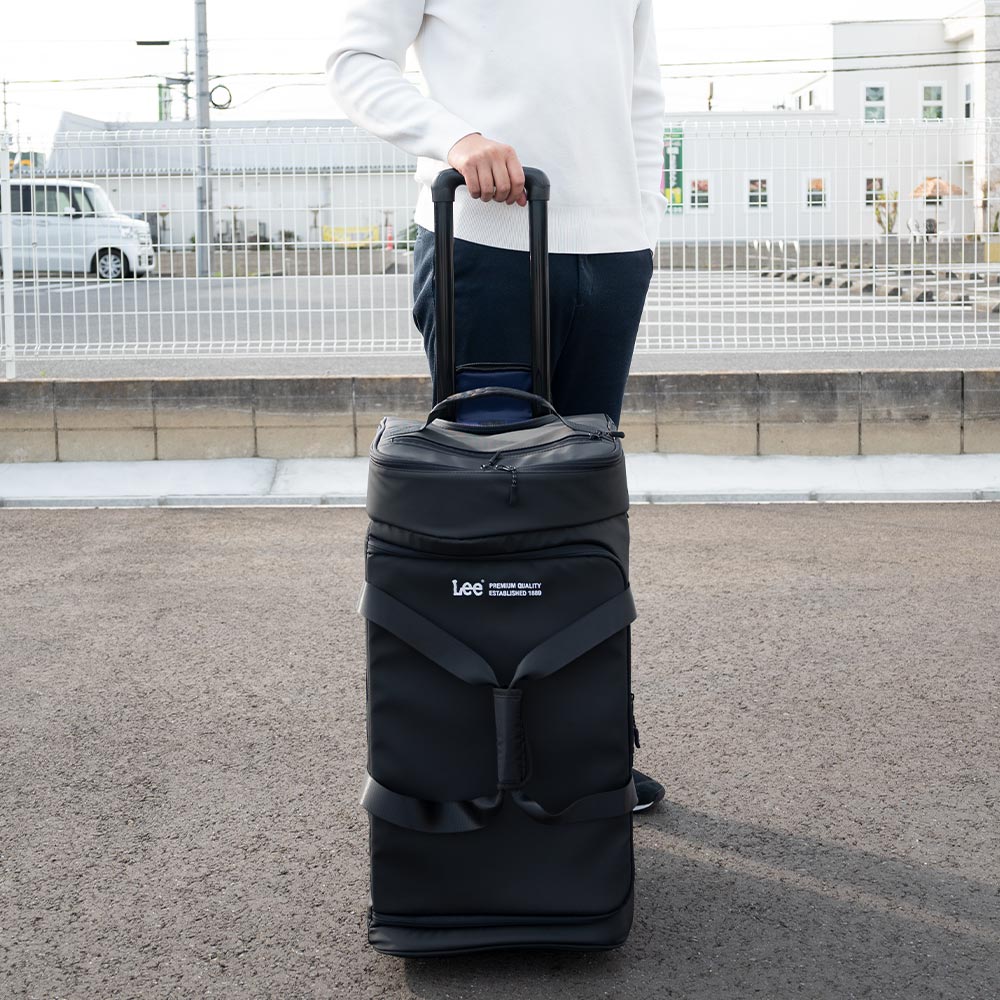 Black ＆ White ベスト 新品未使用 LLサイズ Lee（リー） ボストンバッグ 2WAY キャリーバッグ ボストンキャリー