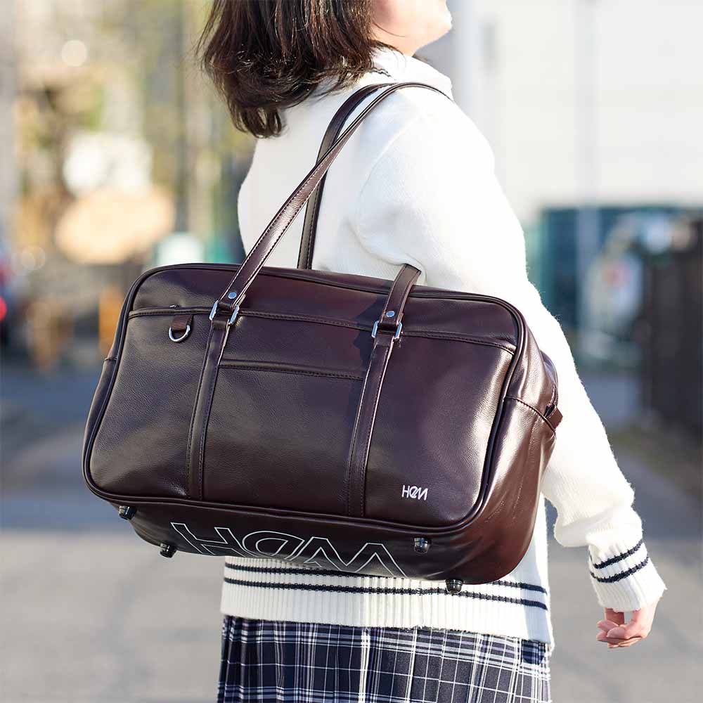 HeM(バッグ) HeM ヘム スクールバッグ 合皮 A4 女子 中学生