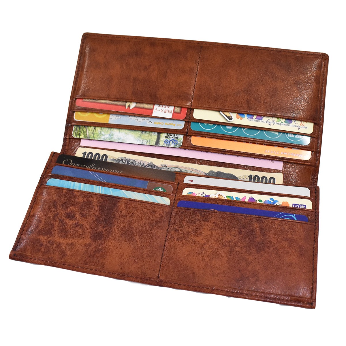 Lugard ブラウンレザー 長財布 青木鞄 Lugard メンズ 長財布 ラウンドファスナー Lugard G-3 本革