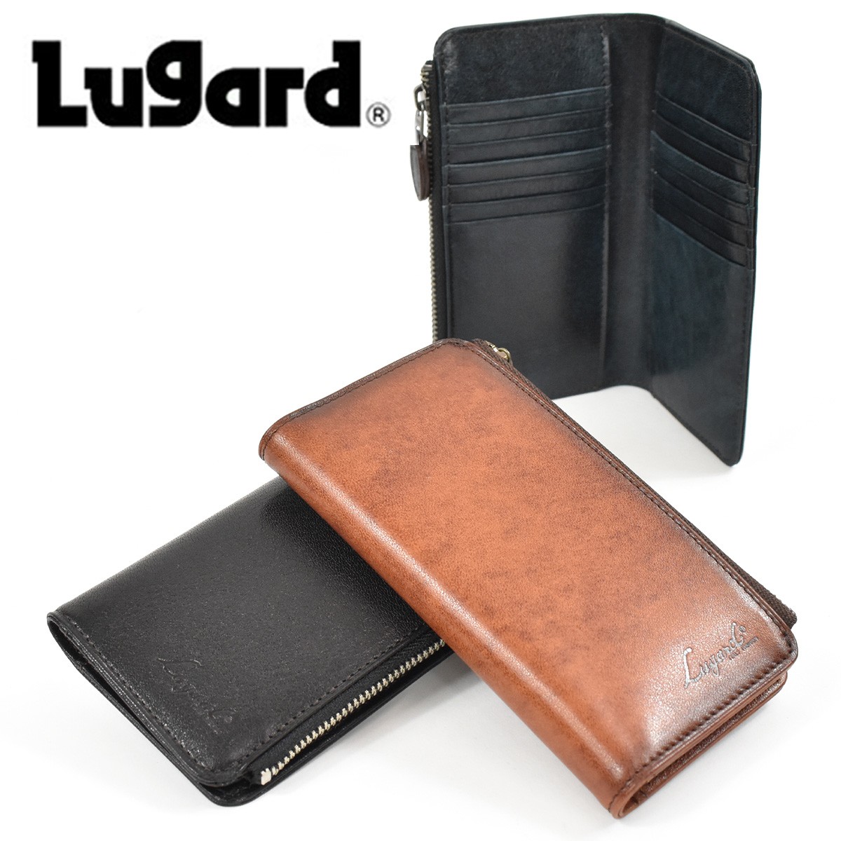 青木鞄 財布 メンズ ラガード カードケース Lugard G3 二つ折り ファスナーポケット付き 本革 革 レザー 2つ折り財布 ウォレット 折りたたみ  メンズ財布 5189 :ak-lg5189:カバンのアイワ 通販 
