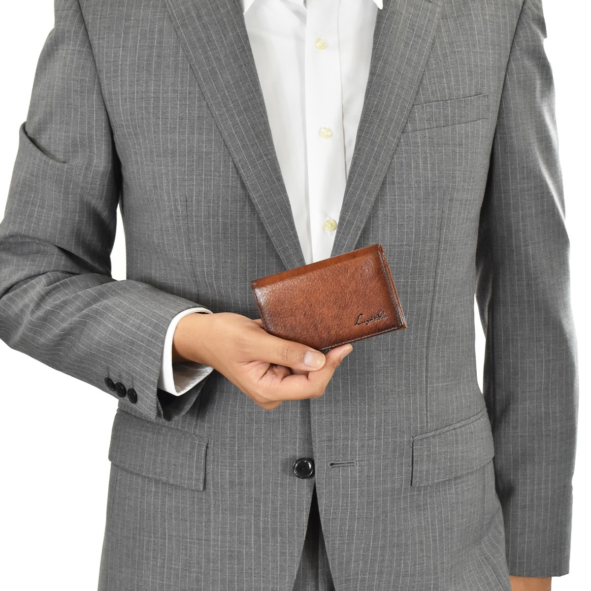 LUGARD（ラガード） 青木鞄 名刺入れ メンズ Lugard G3 本革 牛革 革