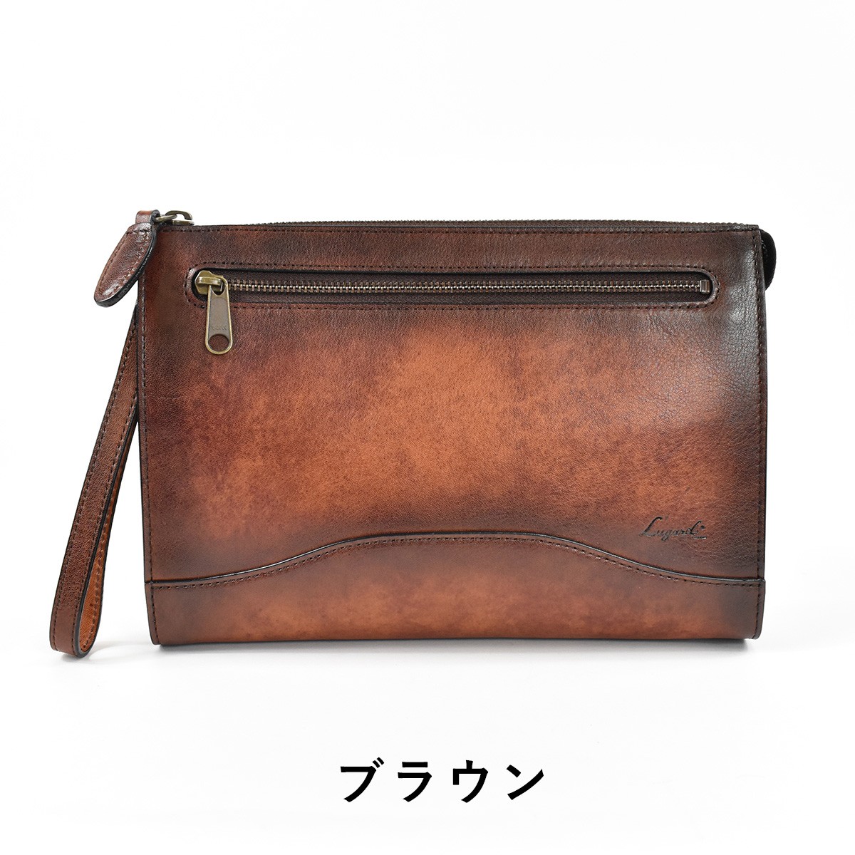 青木鞄 セカンドバッグ バッグ メンズ ラガード Lugard G3 本革 L 