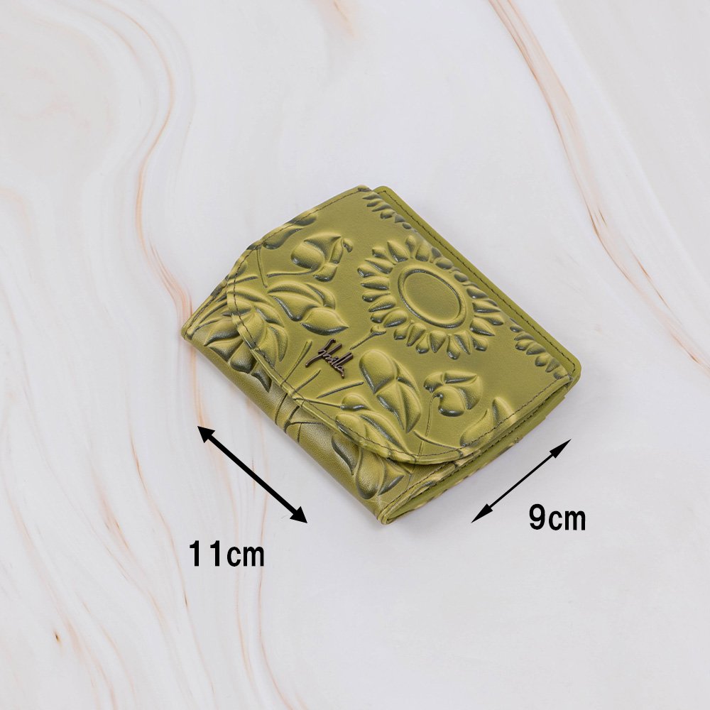【新品☆未使用】シビラ ソンプラ 折財布 がま口 グリーン 金運、仕事運アップ 楽天市場】二つ折り財布 がま口小銭入れ 花柄 sybilla シビラ
