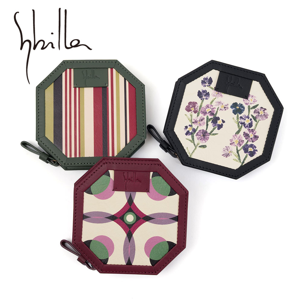 シビラ 財布 sybilla 小銭入れ アルマ ミニ財布 女性 レディース ブランド 牛革 おしゃれ かわいい 5470525 Sybilla（シビラ） 財布 小銭入れ アルマ ミニ財布 女性 レディース