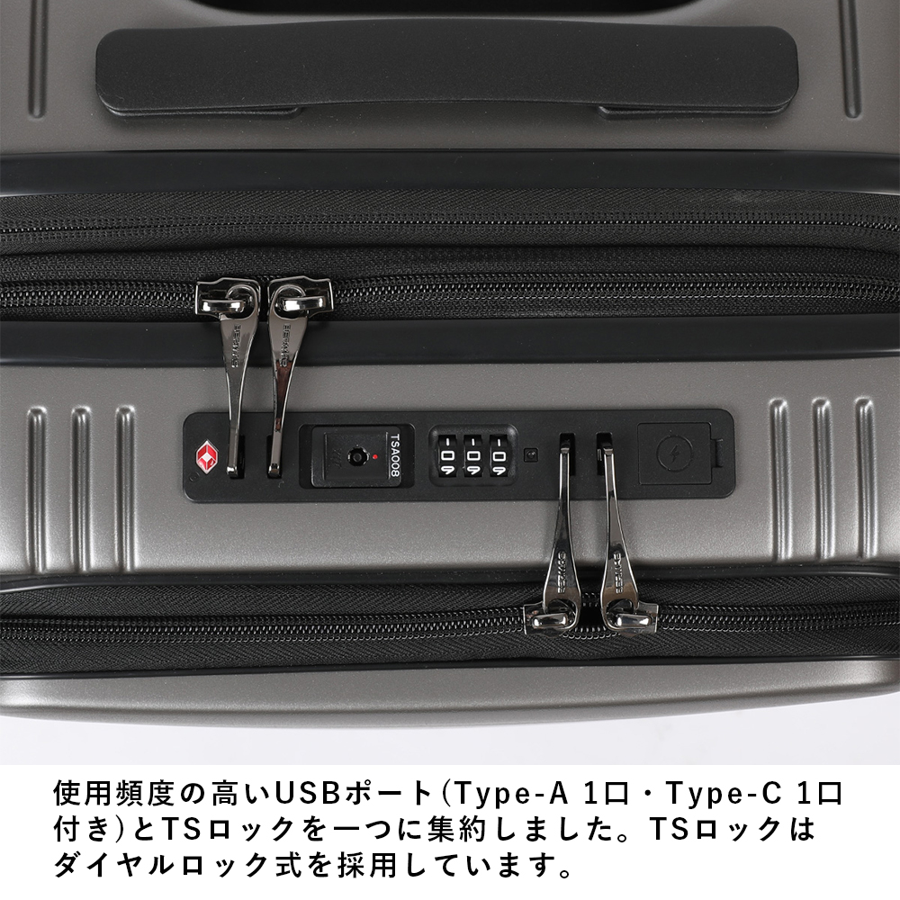 BERMAS スーツケース 機内持ち込み フロントオープン バーマス S
