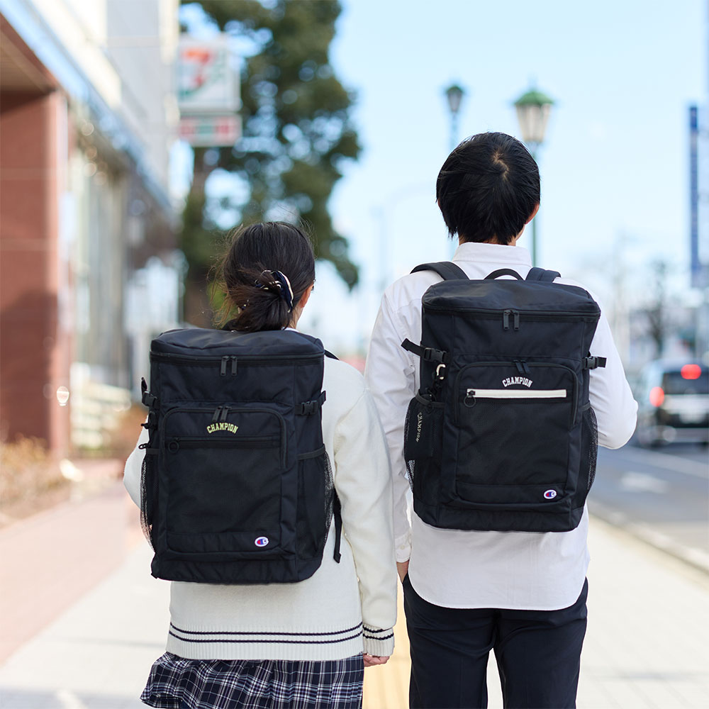 チャンピオン リュック Champion 30L B4 通学 ボックス型 リュックサック メンズ レディース 中学生 高校生 女子高生 男子 女子  通学リュック 2024 新作