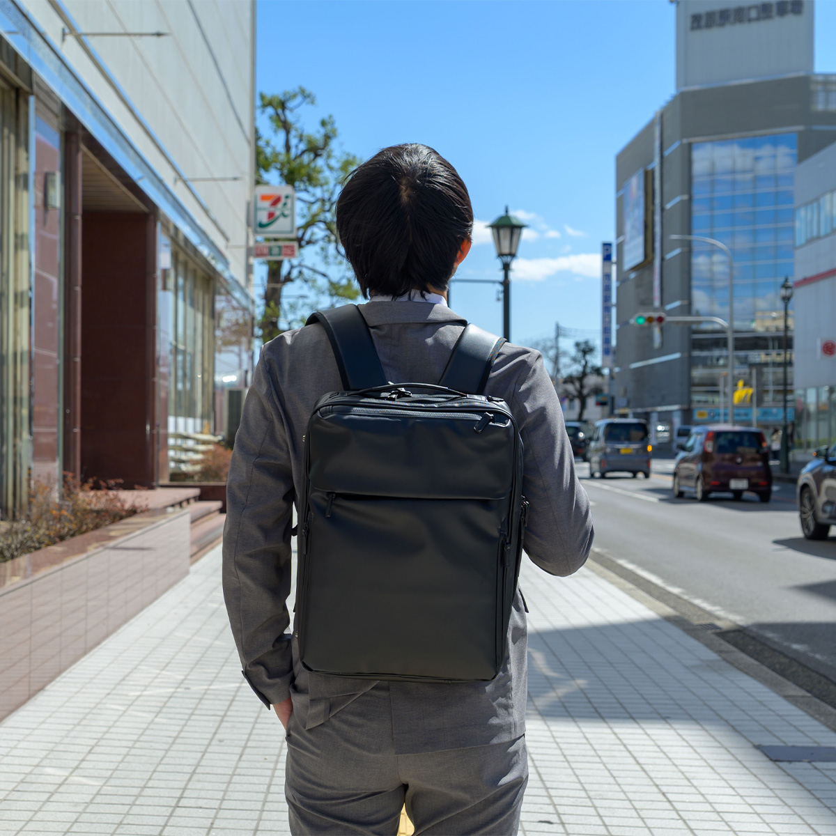 未使用級✨エース CROSS TIDE 撥水 3way ビジネスバッグ リュック 68665-1.jpg