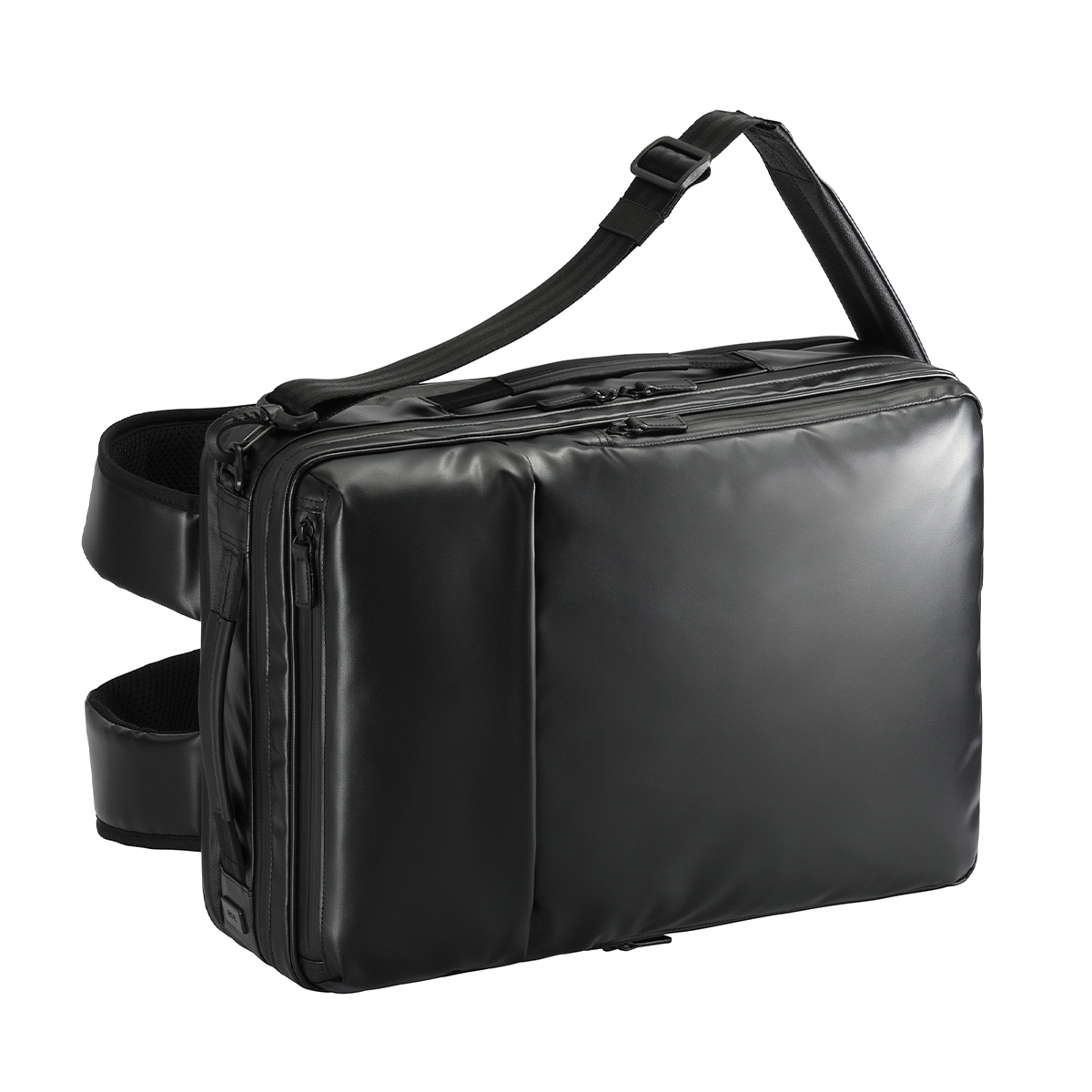 【美品】ace. エース ガジェタブル ブラック ビジネスリュック 3way ace.／エース ガジェタブル ヘザー2 68295 3WAY リュック 14L(01