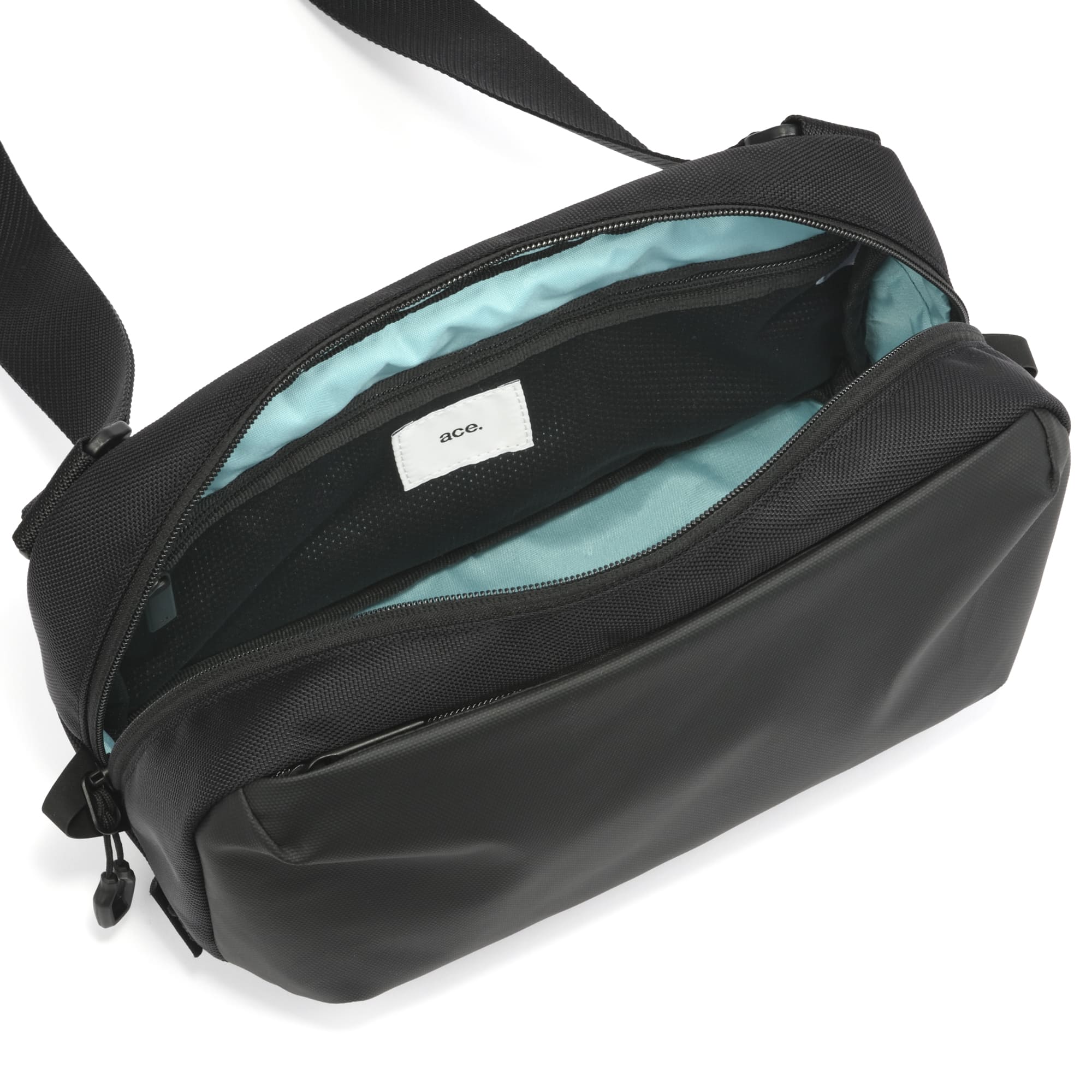 ace. GENE LABEL エース ショルダーバッグ ラグレンティスクロス 横型