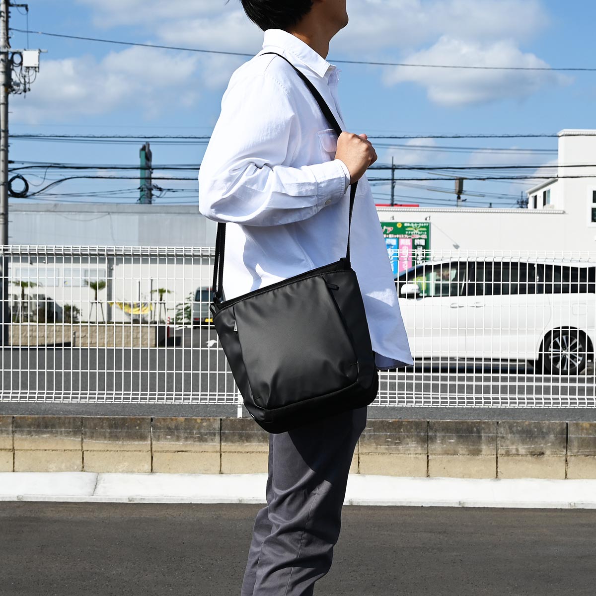 ace. GENE LABEL エース ショルダーバッグ ラグレンティスクロス