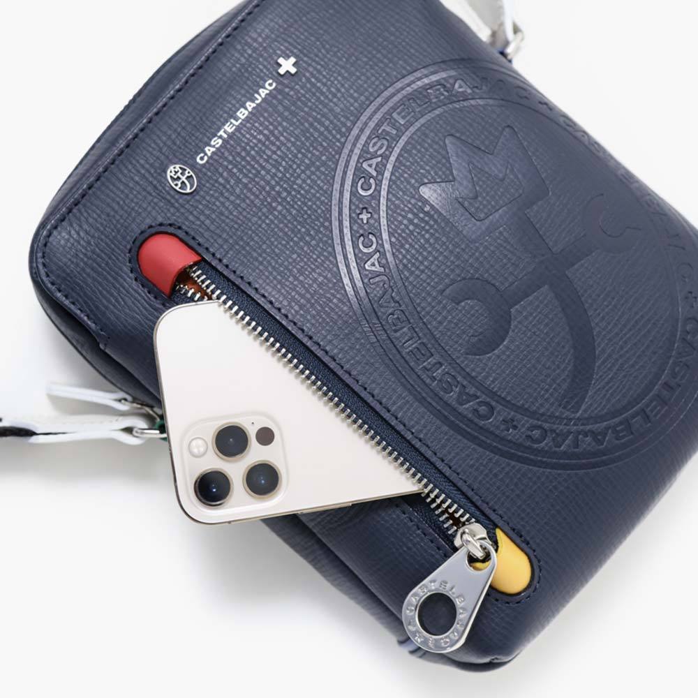 カルテルバジャック トリエ エンボスロゴ レザー 2way ショルダーバッグ CASTELBAJAC カステルバジャック ショルダーバッグ バッグ