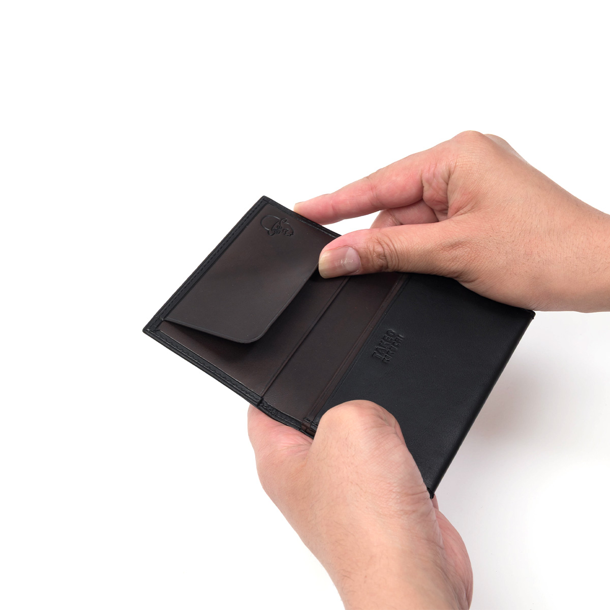 TAKEO KIKUCHI タケオキクチ 名刺入れ 40周年 名刺 革 本革