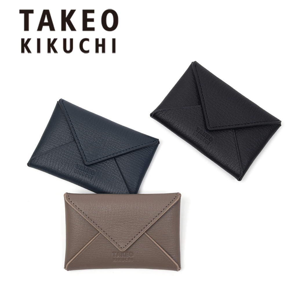 TAKEO KIKUCHI（タケオキクチ） カードケース クラーク レザー 小銭