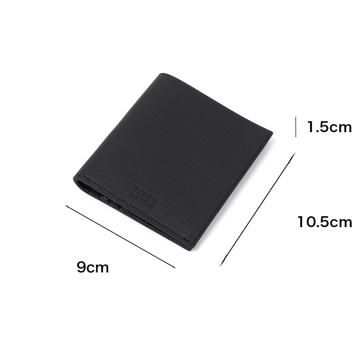 TAKEO KIKUCHI（タケオキクチ） 二つ折り財布 小銭入れなし 財布 純札