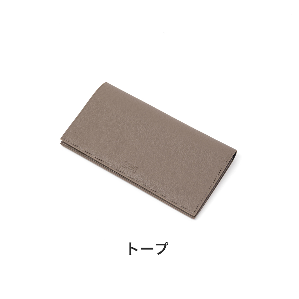 TAKEO KIKUCHI（タケオキクチ） 財布 長財布 小銭入れなし 長純札 薄い