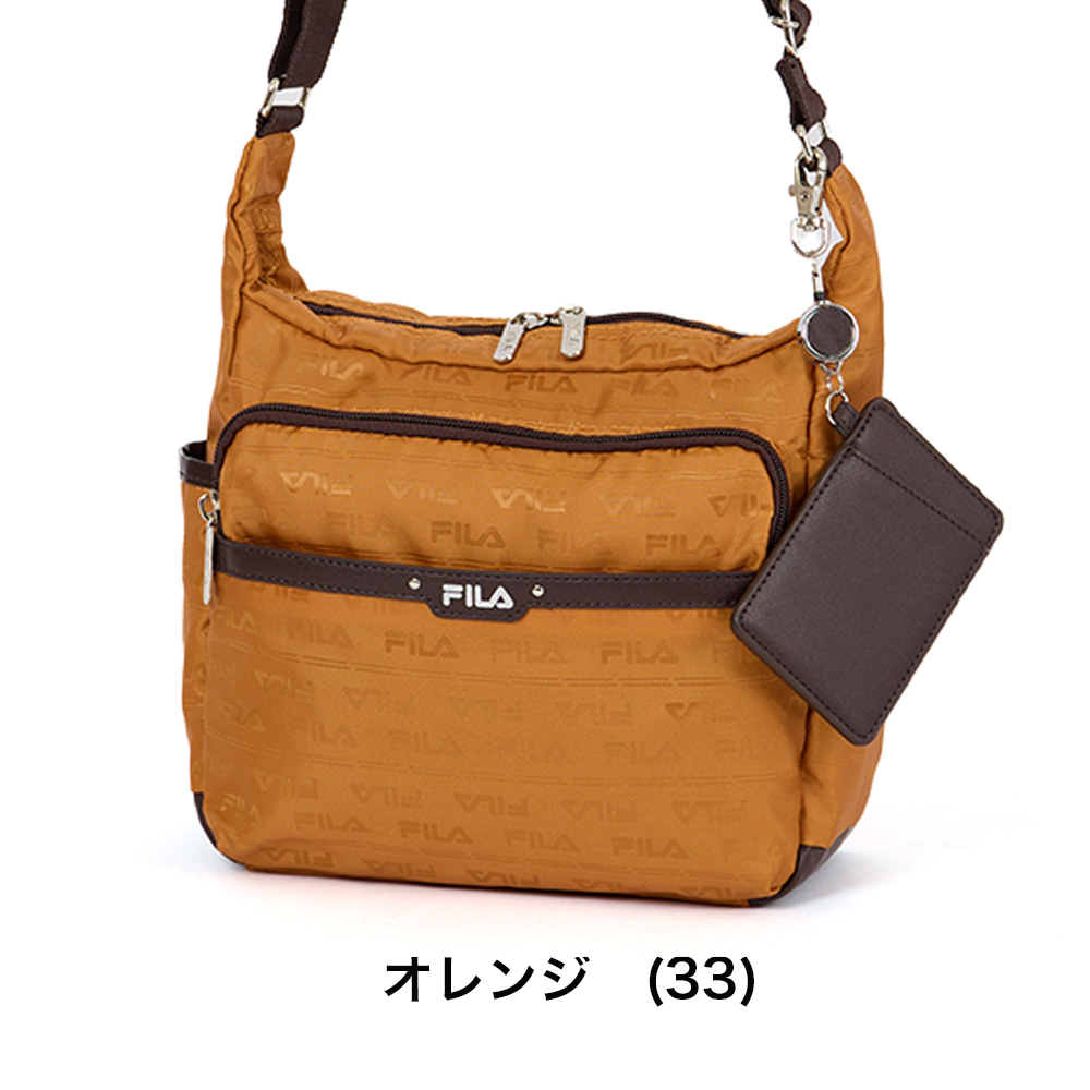 FILA（フィラ） ショルダーバッグ レディース ファスナー付き 横型