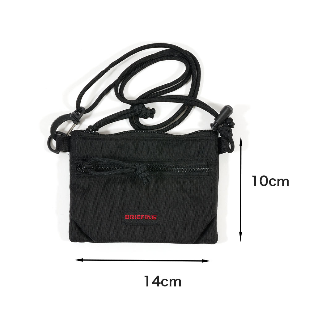 BRIEFING（ブリーフィング） ミニ財布 BRIEFING W ZIP PURSE ネック