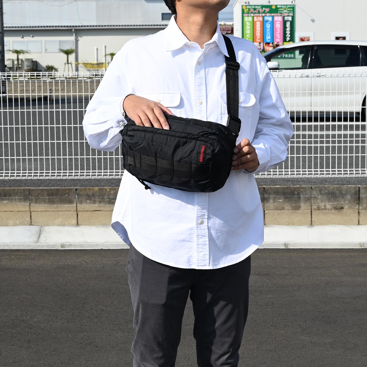 BRIEFING（ブリーフィング） ボディバッグ QUILTED SLING WALKER
