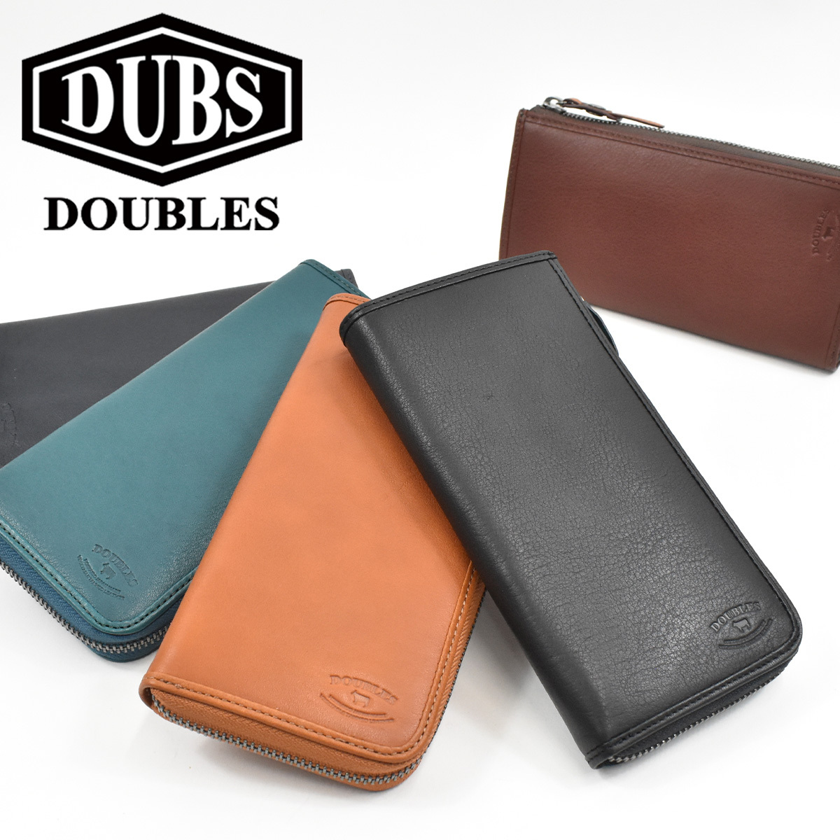 DOUBLES ダブルス 長財布 財布 メンズ レディース ラウンド