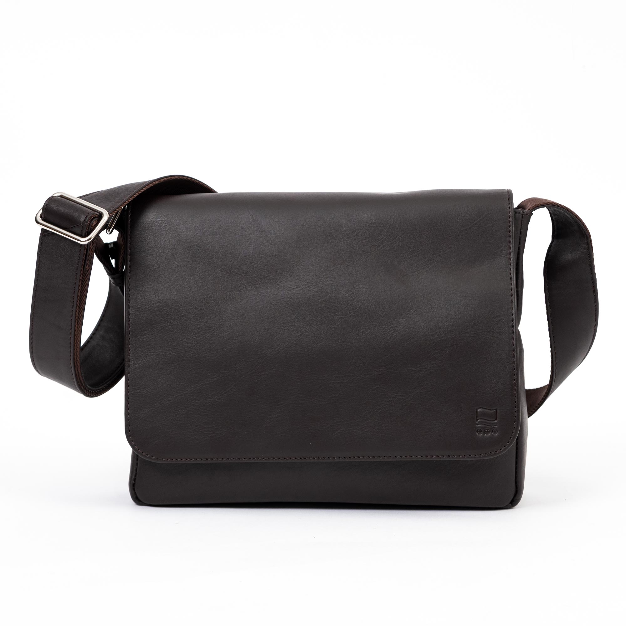 ショルダーバッグ メンズ 本革 レザー ブランド ファスナー 付き