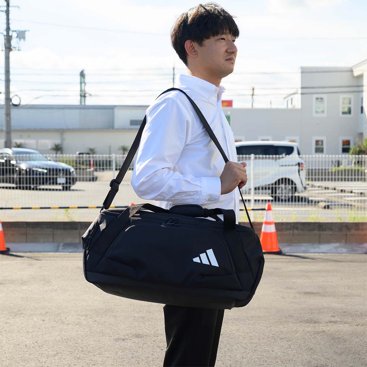 adidas アディダス ボストンバッグ 35L メンズ レディース 1泊 2
