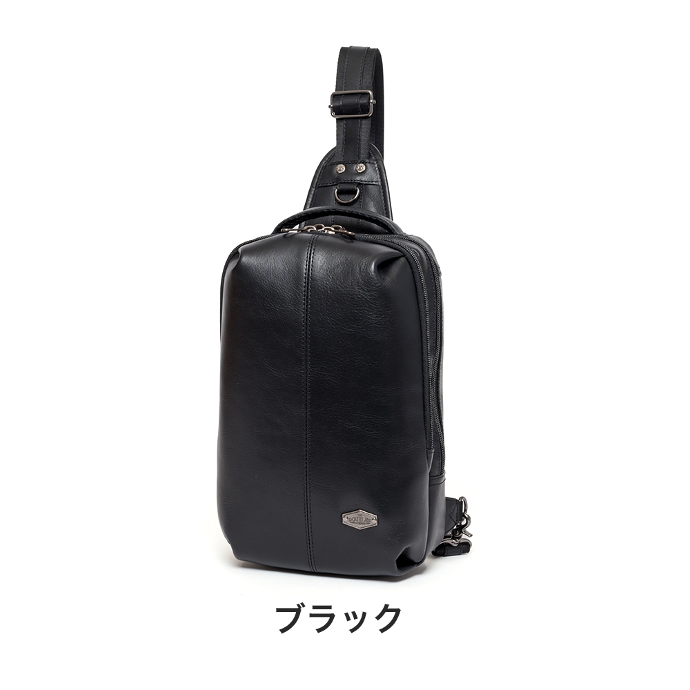 DOUBLES ダブルス ボディバッグ 本革 革 レザー メンズ DOUBLES（ダブルス） ボディバッグ メンズ 50代 40代 革 本革 レザー