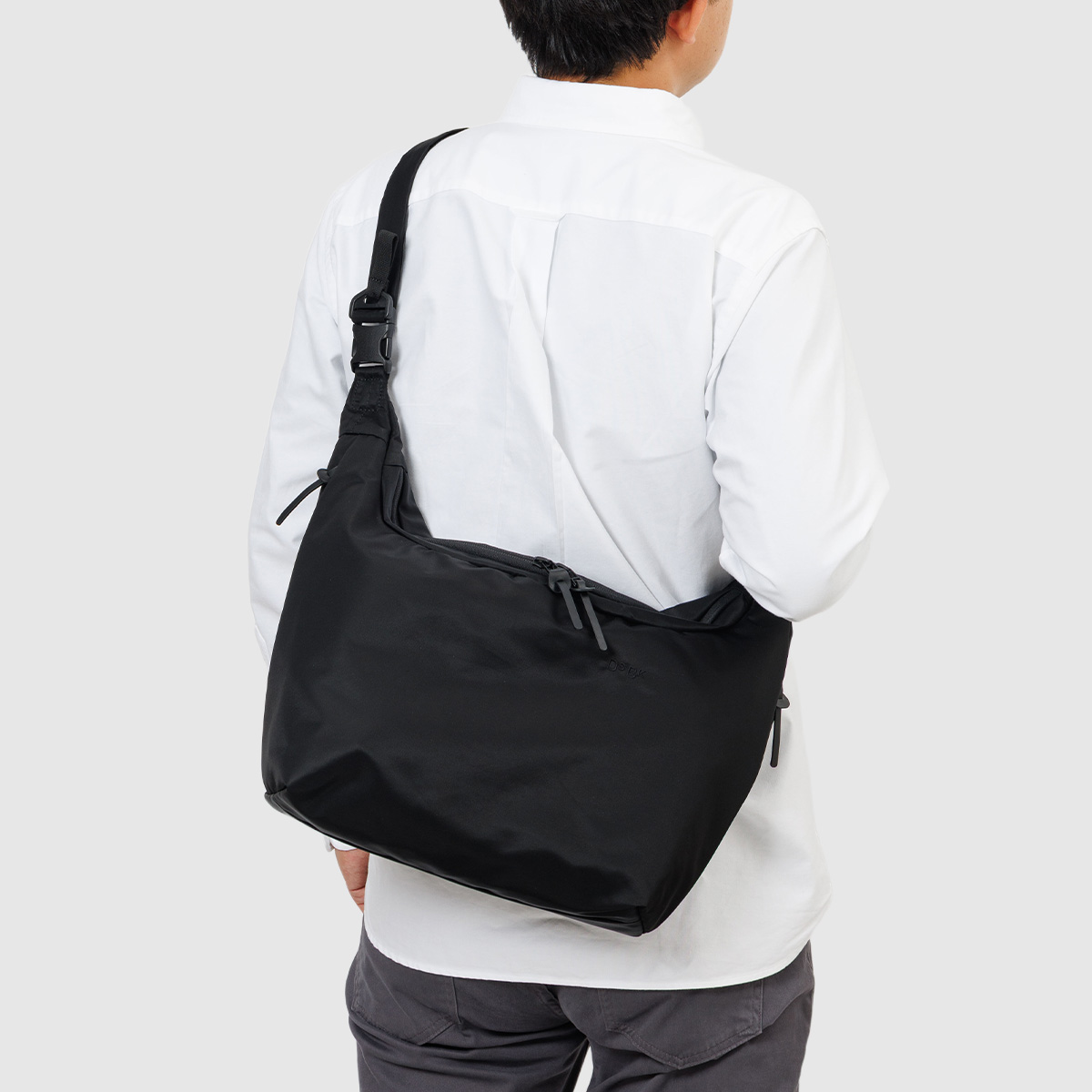 黒いナイロンビジネスバッグ 公式】 DSBK ショルダーバッグS 高密度ナイロンツイル (ダントツ撥水