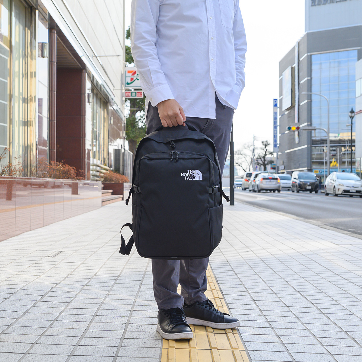 ザ・ノースフェイス！通学！通勤！多機能！バッグパック【ブラックナイロンリュック】 THE NORTH FACE ザ ノースフェイス リュックサック バックパック
