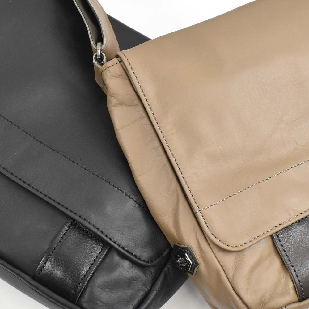 DOUBLES ダブルス ショルダーバッグ 本革 A4 レザー メンズ