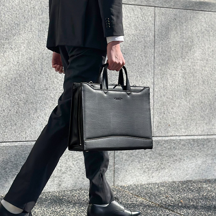 ビジネスバッグ ブリーフケース a4 メンズ 2way 自立 黒 豊岡製鞄 日本