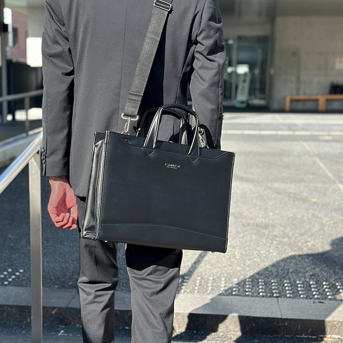 ビジネスバッグ ブリーフケース a4 メンズ 2way 自立 黒 豊岡製鞄 日本