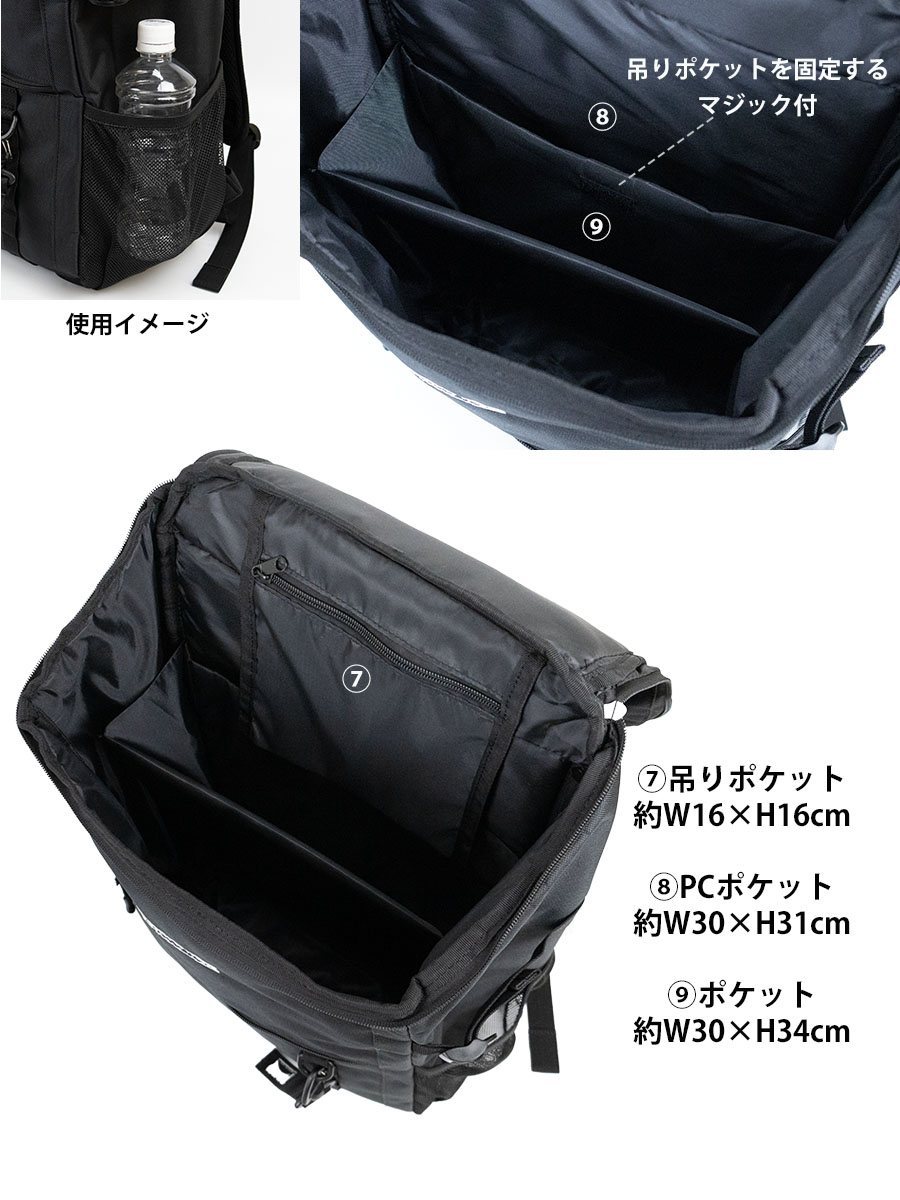 THRASHER（スラッシャー） リュックサック メンズ 30L ブランド 中学生