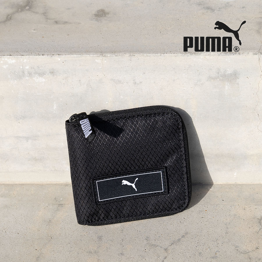PUMA（プーマ） 財布 メンズ 二つ折り ラウンドファスナー 小銭入れ
