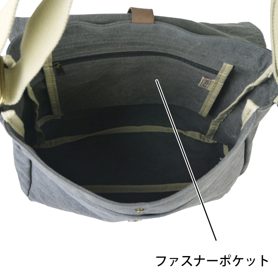 帆布工房 ショルダーバッグ A4サイズ 帆布 キャンバス コットン